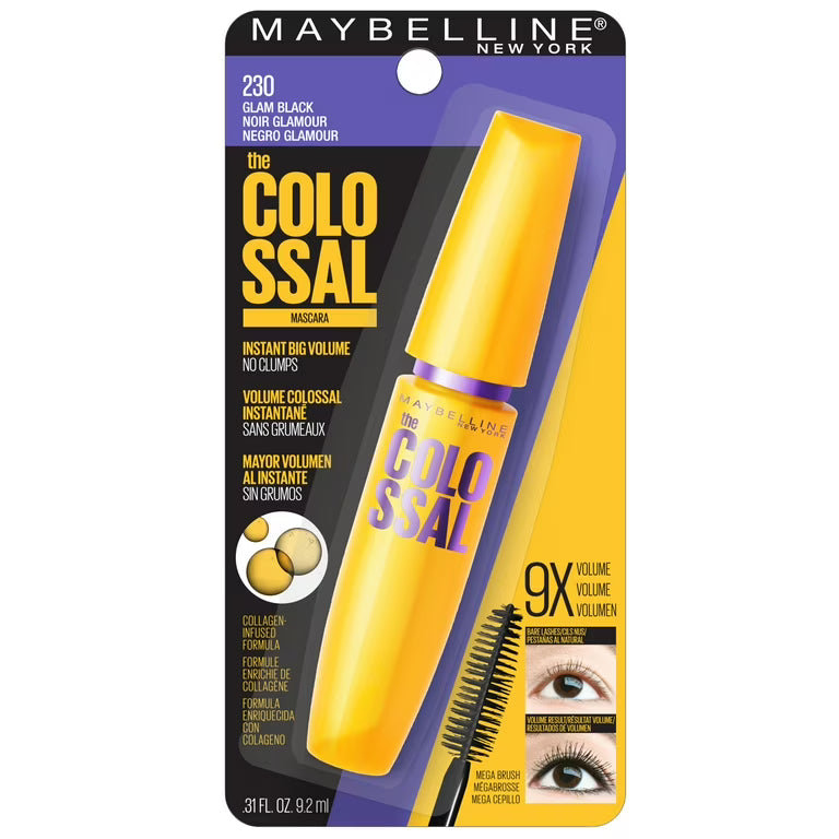 MAYBELLINE ماسكارا The Colossal BIG SHOT Volum'Express المقاومة للماء 226 أسود كثيف