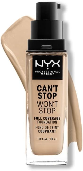 كريم أساس سائل كانت ستوب وونت ستوب من NYX - فاتح