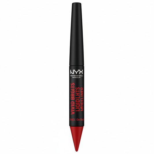 آيلاينر NYX فيفيد برايتس - أون رد - NYX Vivid Brights Matte Liquid Eyeliner - On Red