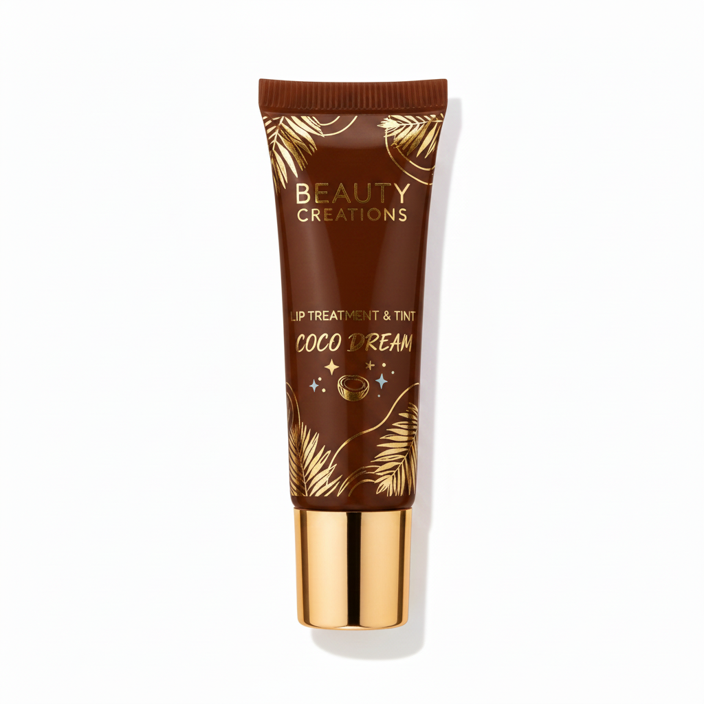بلسم وتينت الشفاه بيوتي كريشنز - كوكو دريم - Beauty Creations Lip Treatment & Tint - Coco Dream